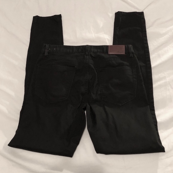 New MADEWELL black thin Skinny Skinny pants 28 32 - Picture 2 of 5